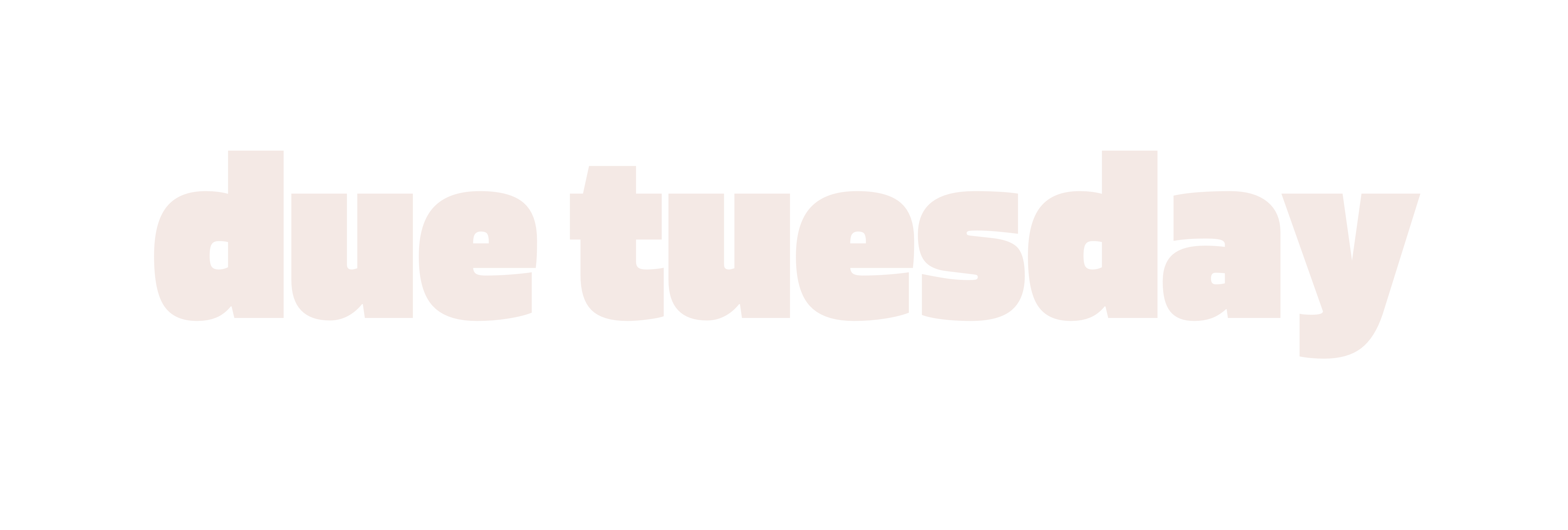 Due Tuesday Design Logo